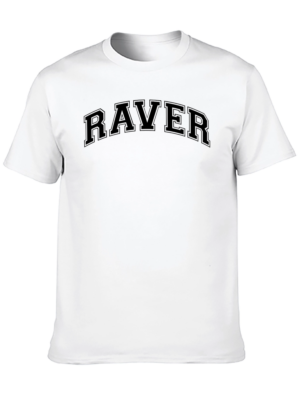 Black Raver Crewneck T-Shirt