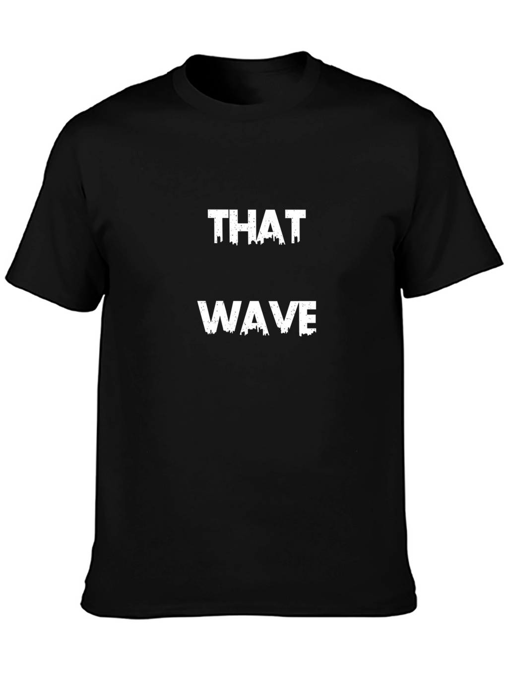 That Wave Mens Black Graphic Tee