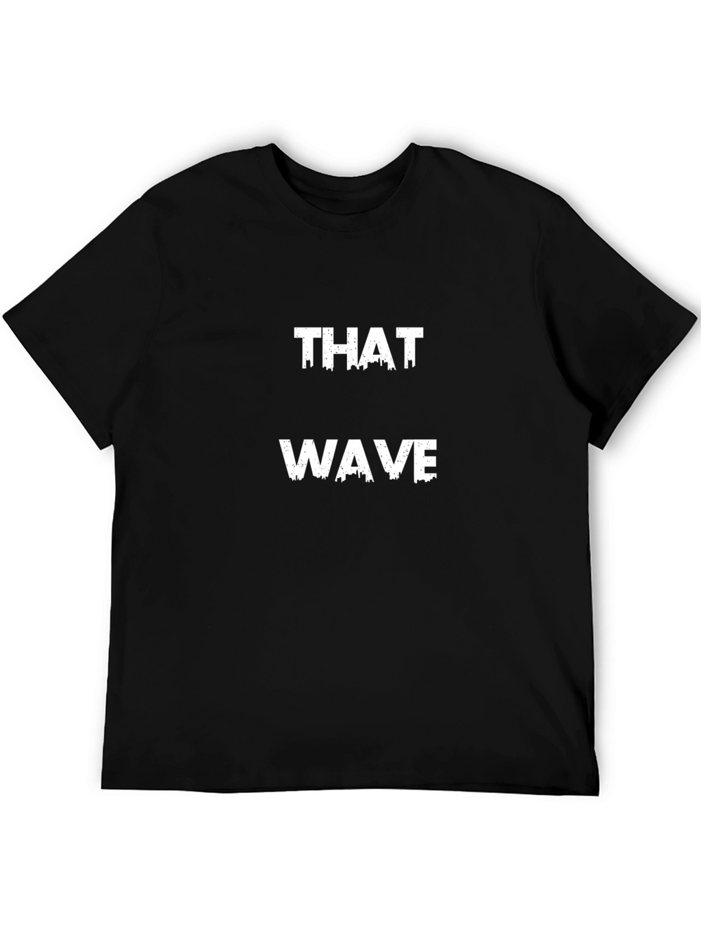 That Wave Mens Black Graphic Tee