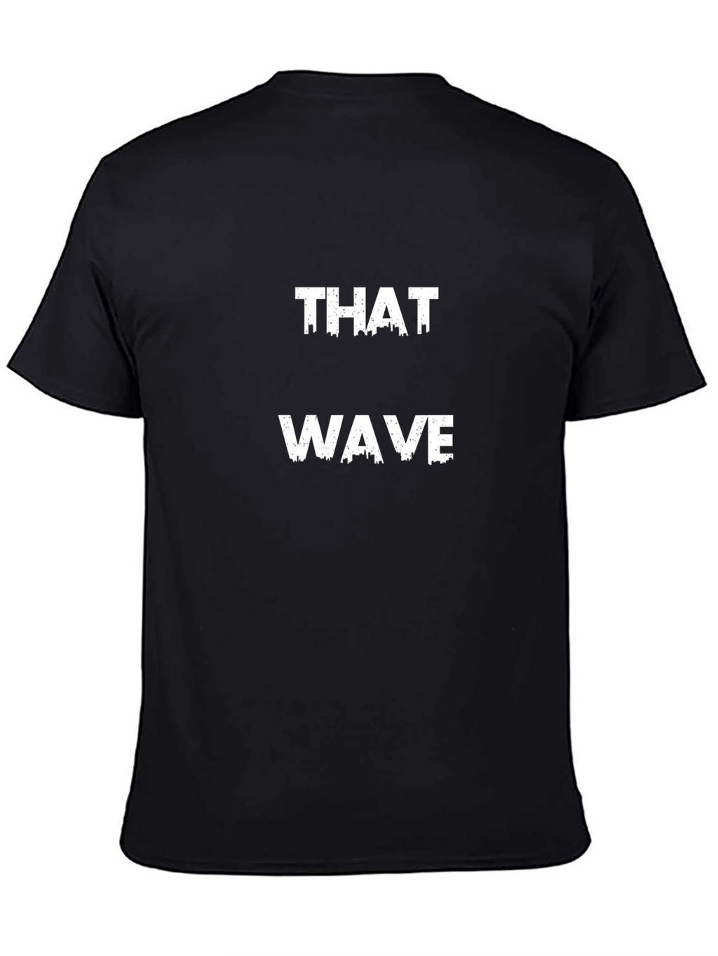 That Wave Mens Black Graphic Tee