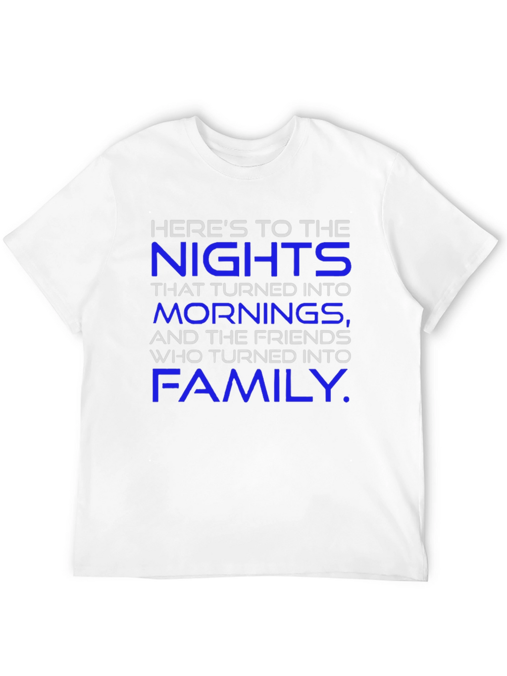 Heres To The Nights Black T-Shirt