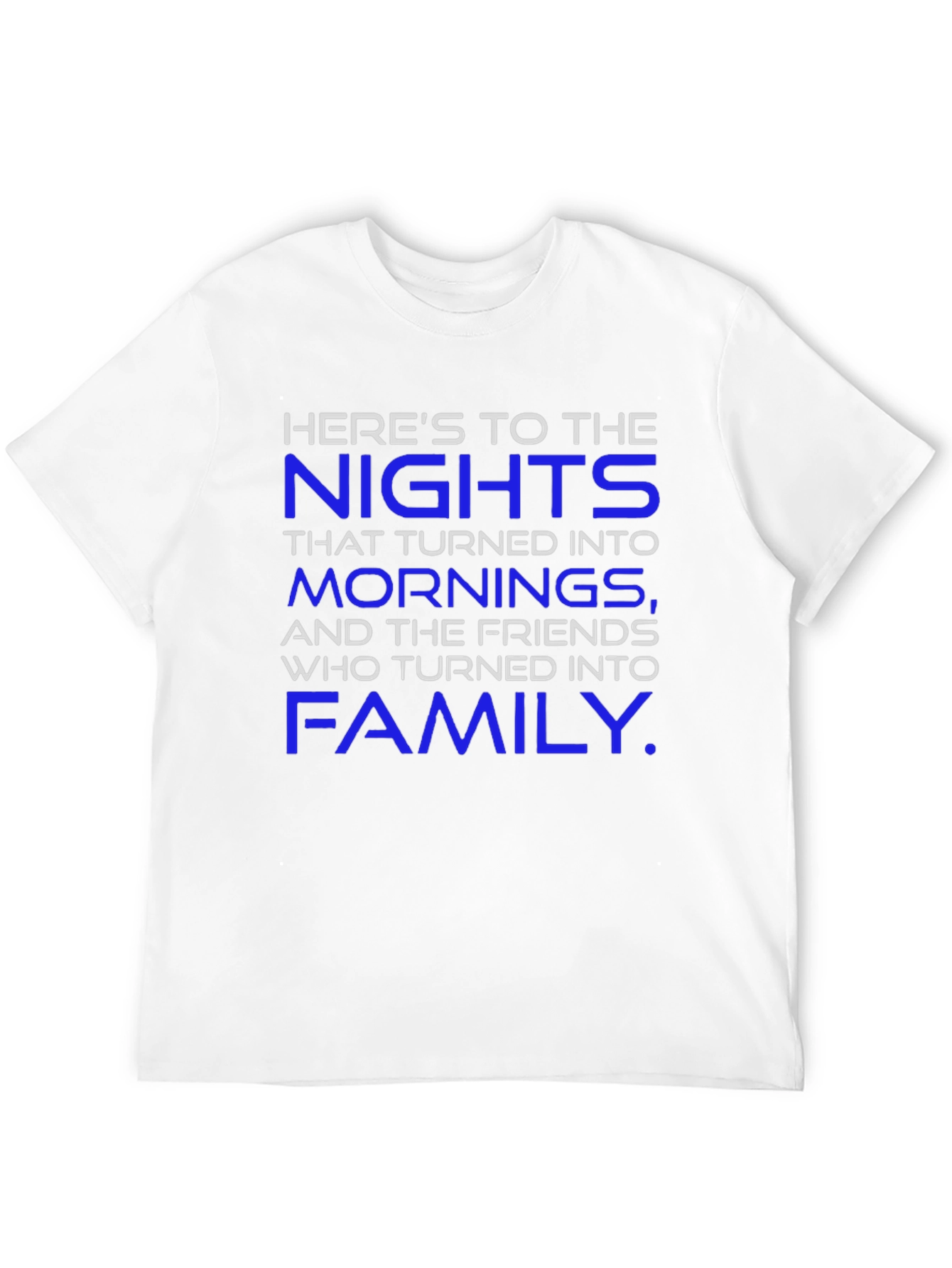 Heres To The Nights Black T-Shirt