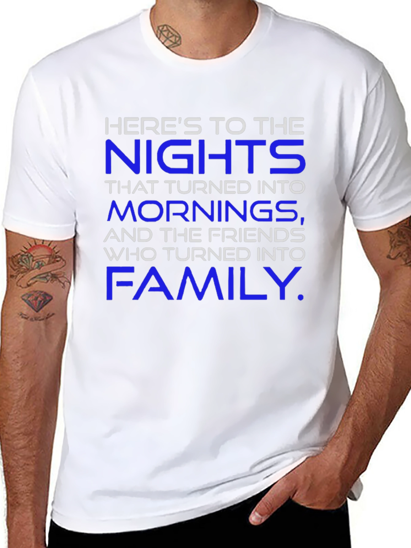 Heres To The Nights Black T-Shirt
