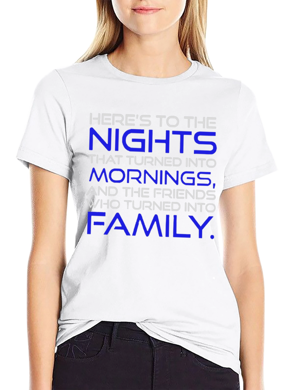 Heres To The Nights Black T-Shirt