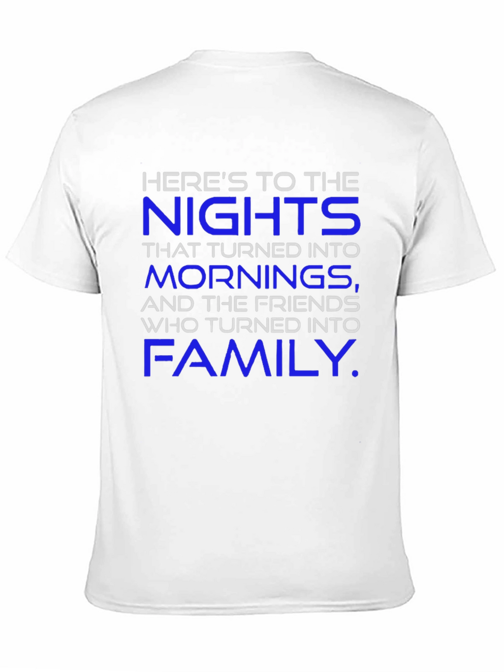 Heres To The Nights Black T-Shirt