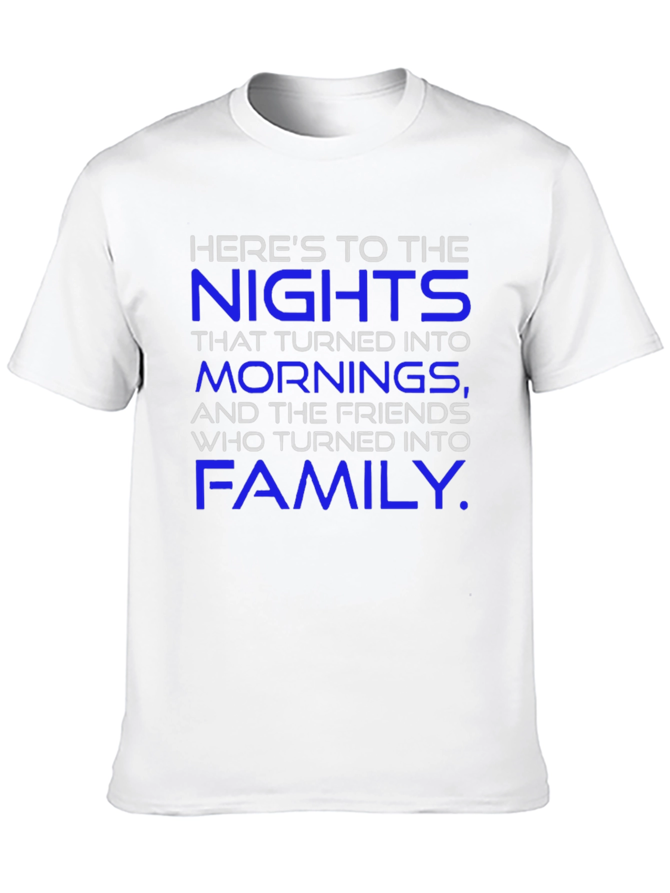 Heres To The Nights Black T-Shirt