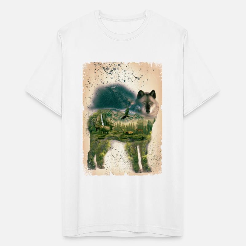 Fantasy Wolf Nature Mystical Forest Animal