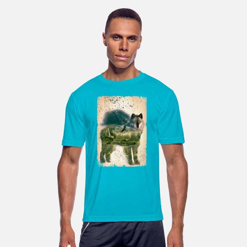 Fantasy Wolf Nature Mystical Forest Animal