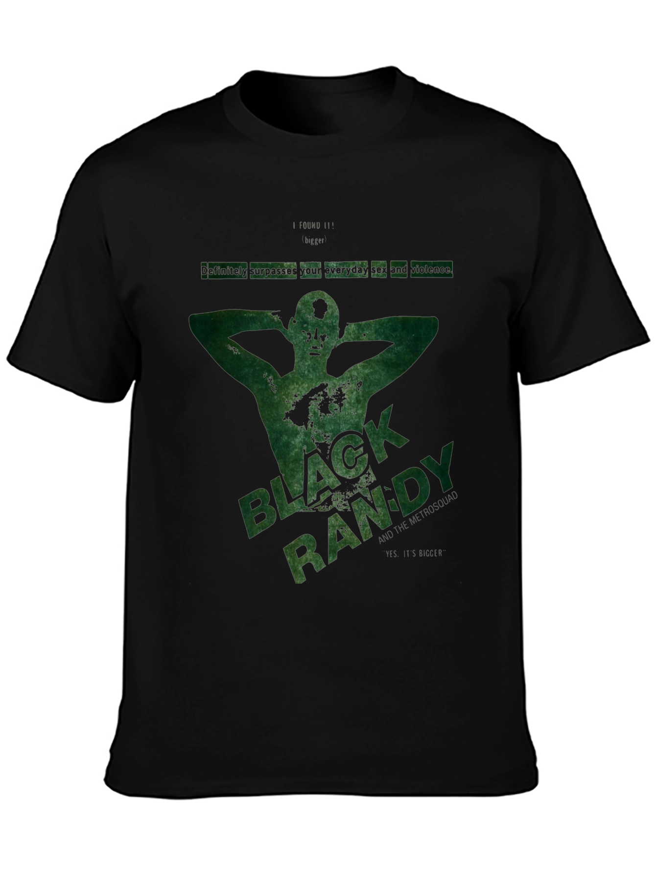 Black Randy Graphic Tee - Metro Squad - I Found It