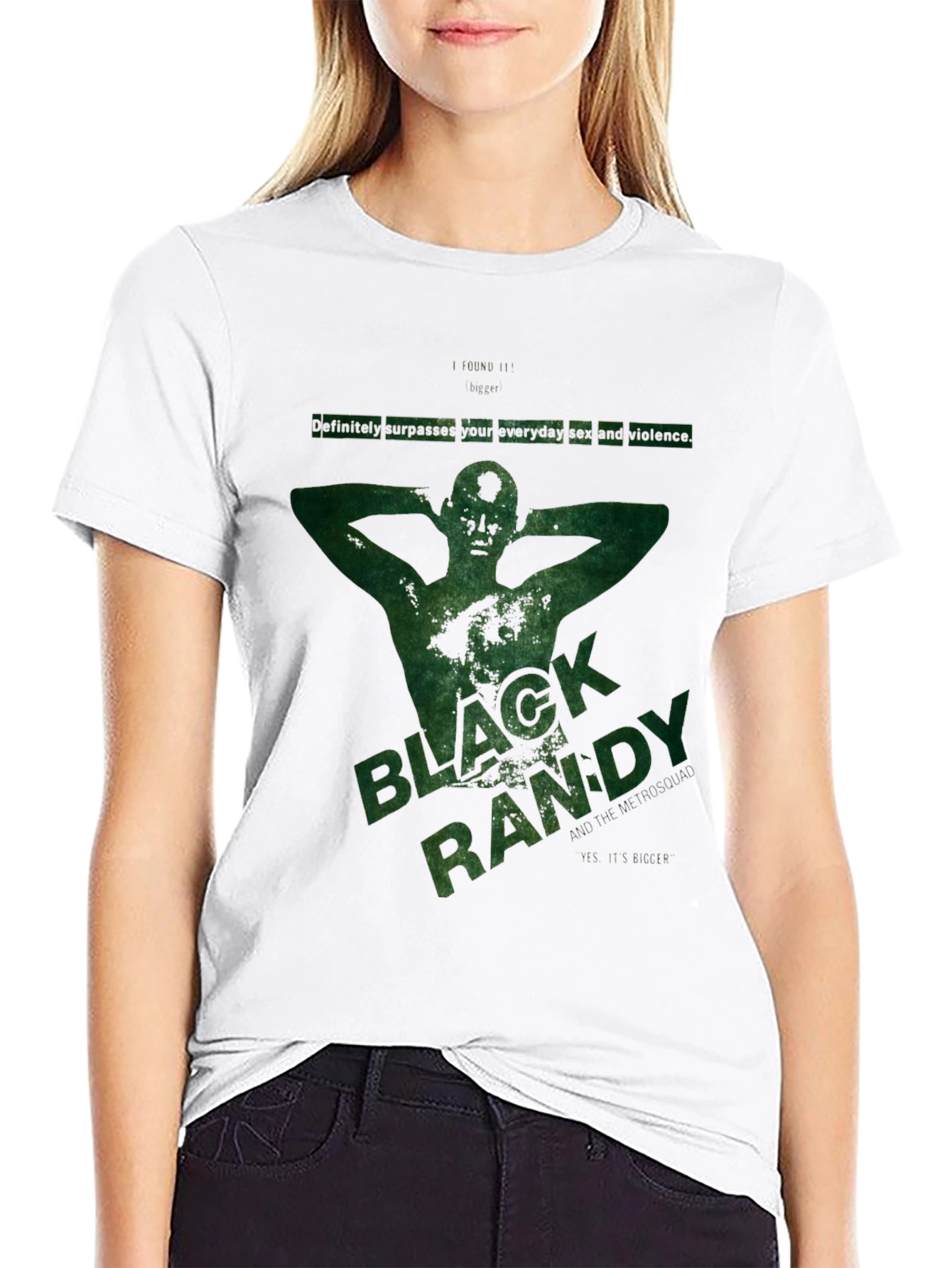 Black Randy Graphic Tee - Metro Squad - I Found It