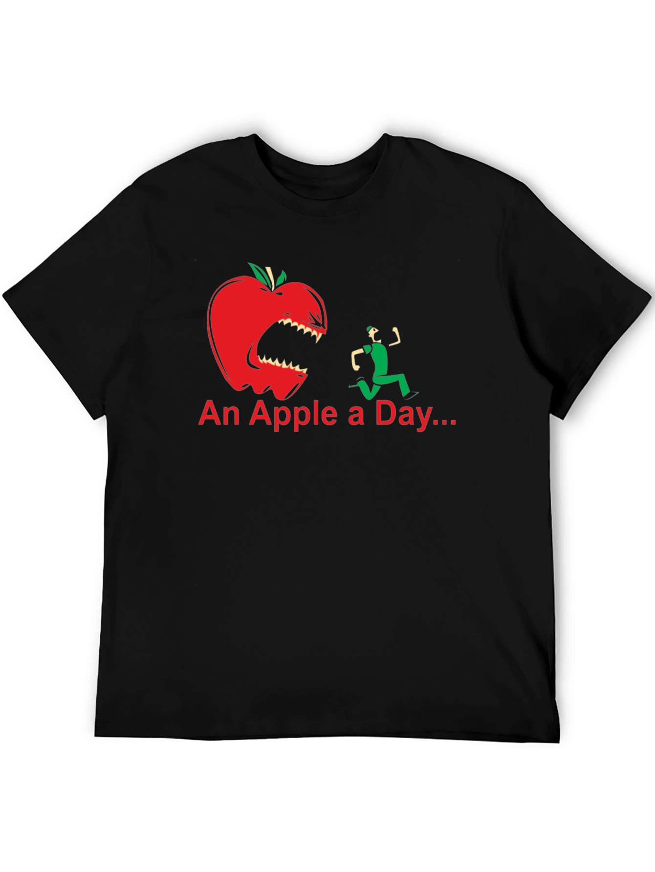 An Apple a Day Funny Graphic T-Shirt