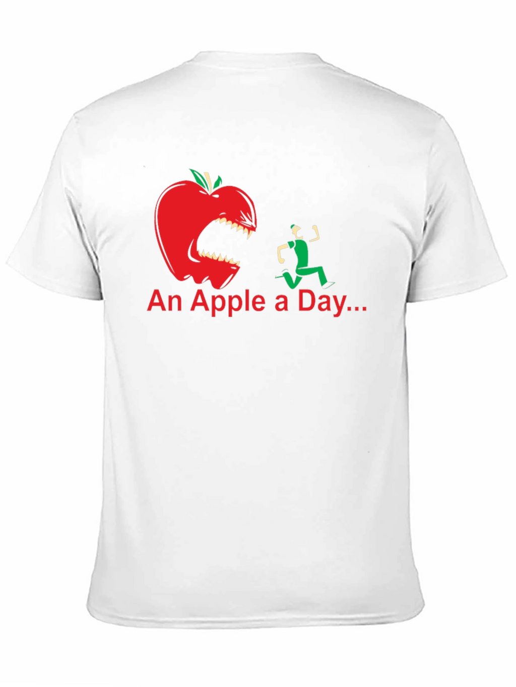An Apple a Day Funny Graphic T-Shirt