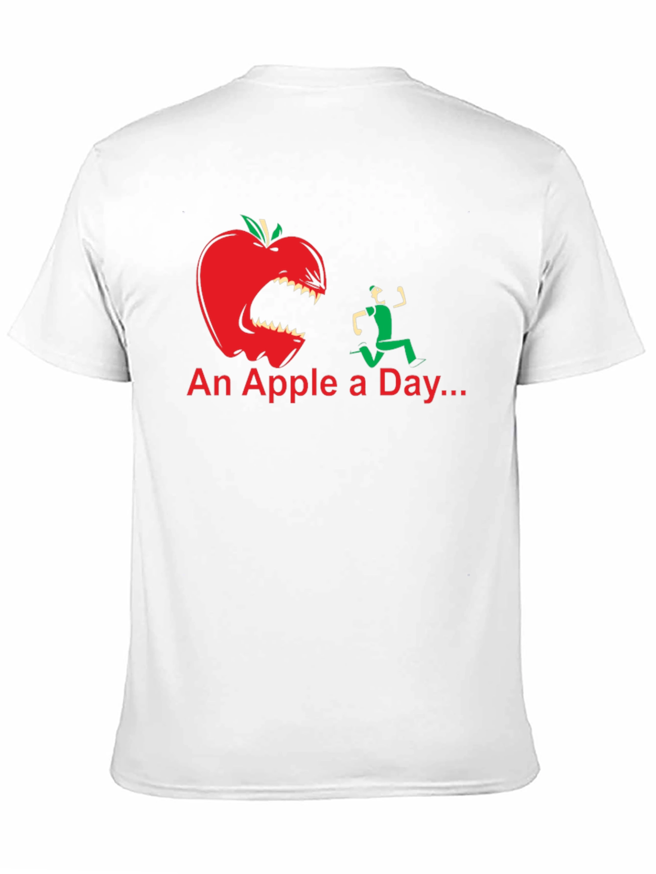 An Apple a Day Funny Graphic T-Shirt