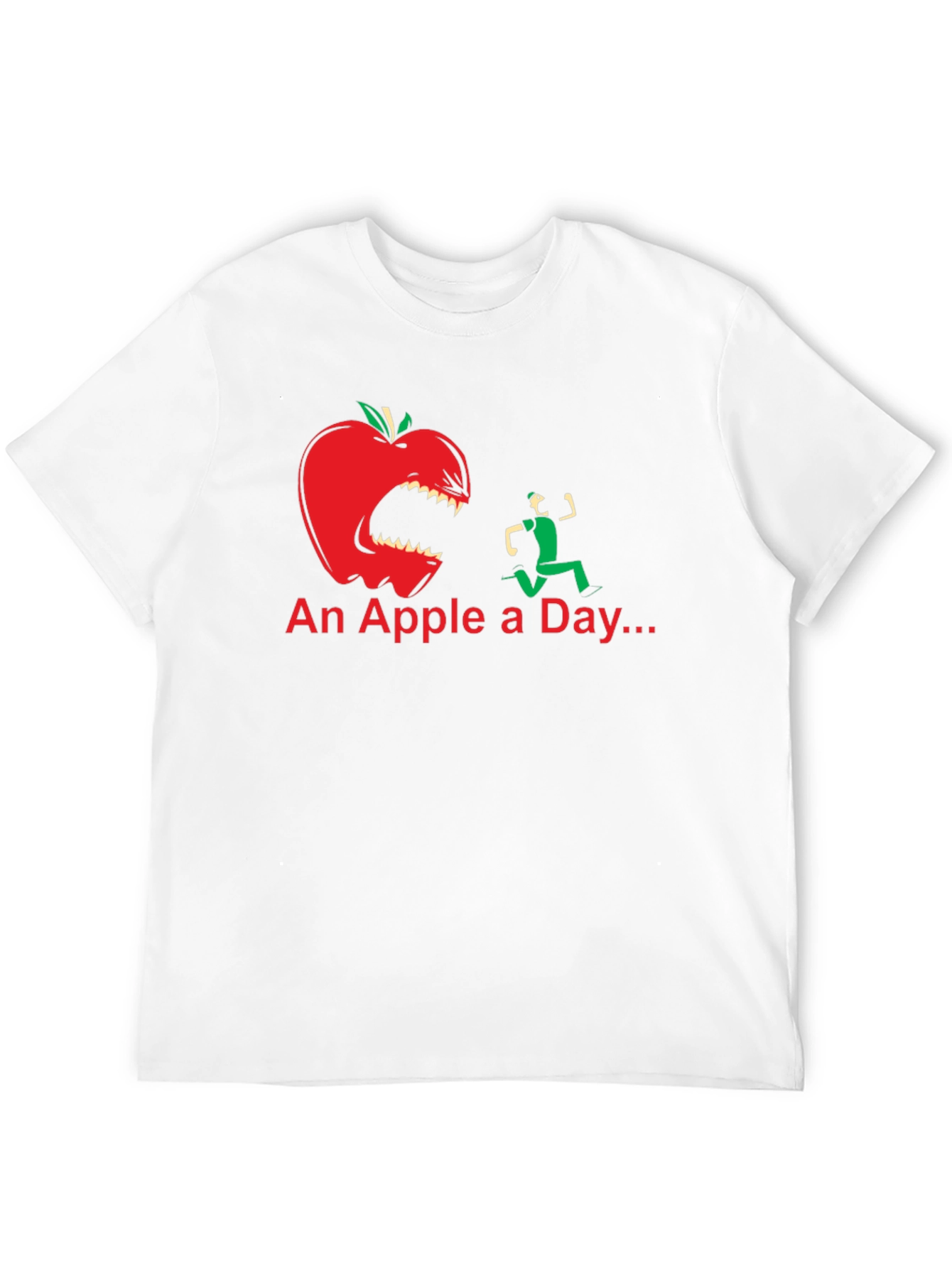 An Apple a Day Funny Graphic T-Shirt