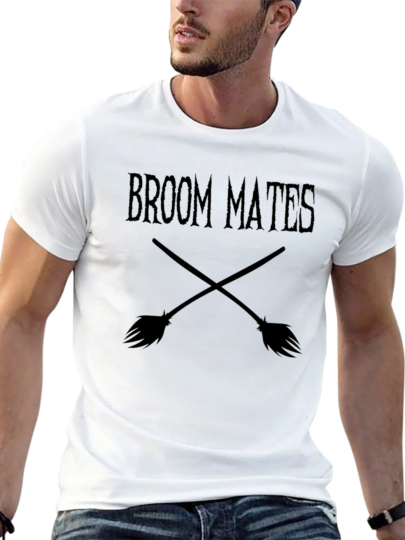 Broom Mates Graphic T-Shirt - Black