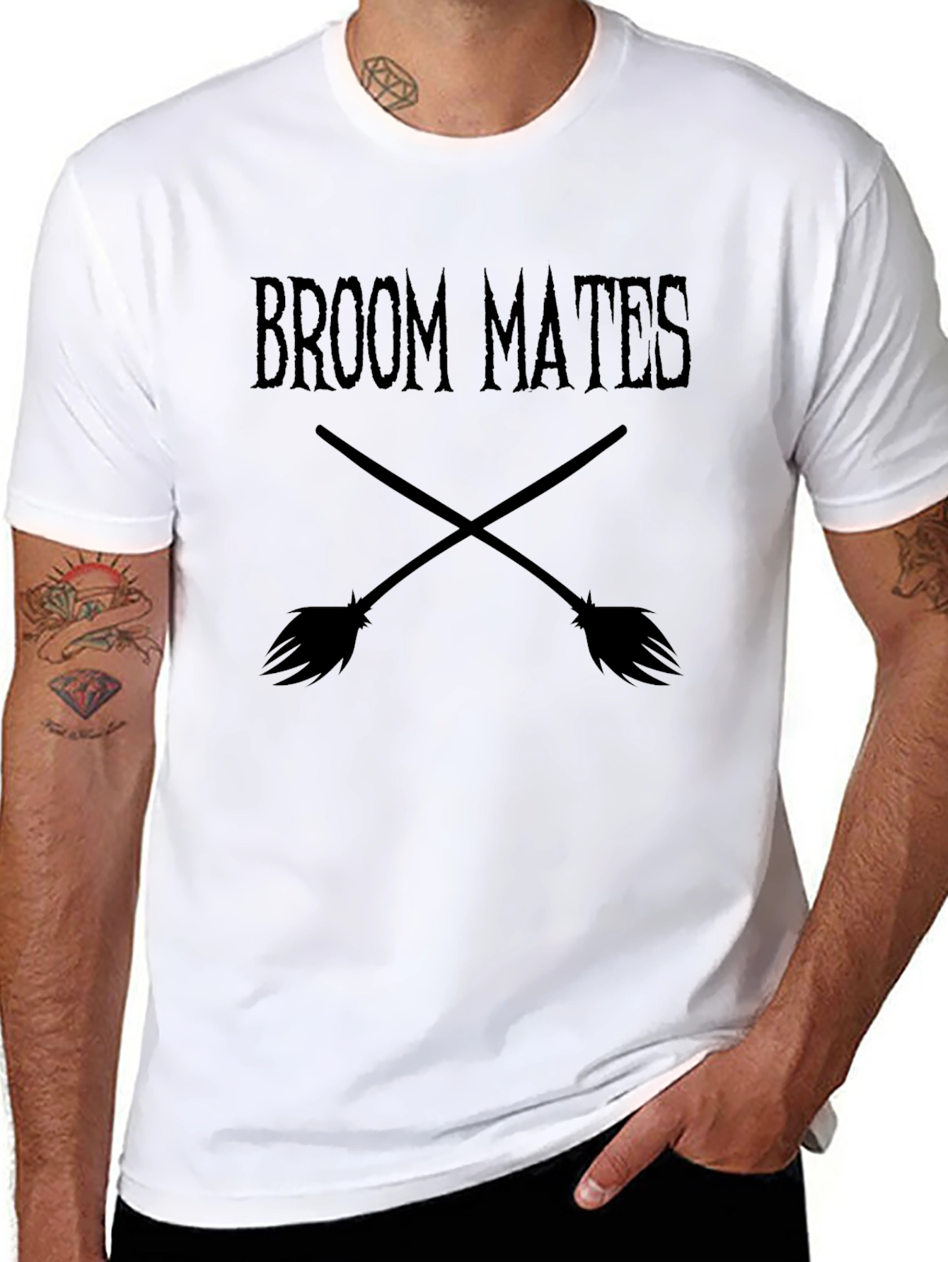 Broom Mates Graphic T-Shirt - Black
