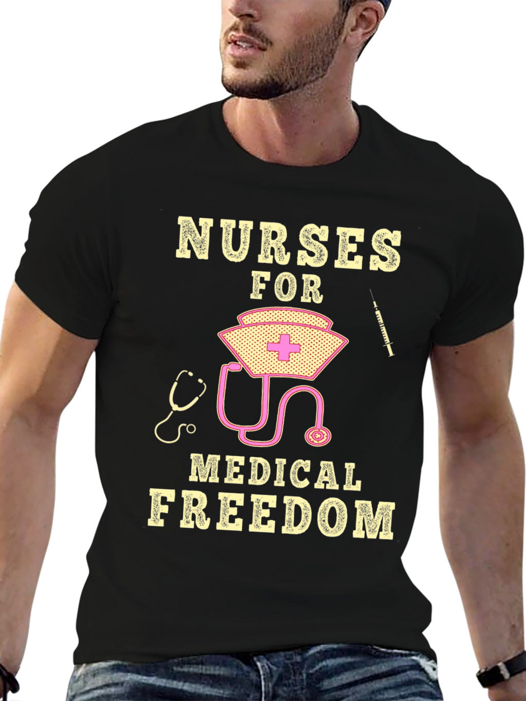 Nurses For Medical Freedom Graphic T-Shirt