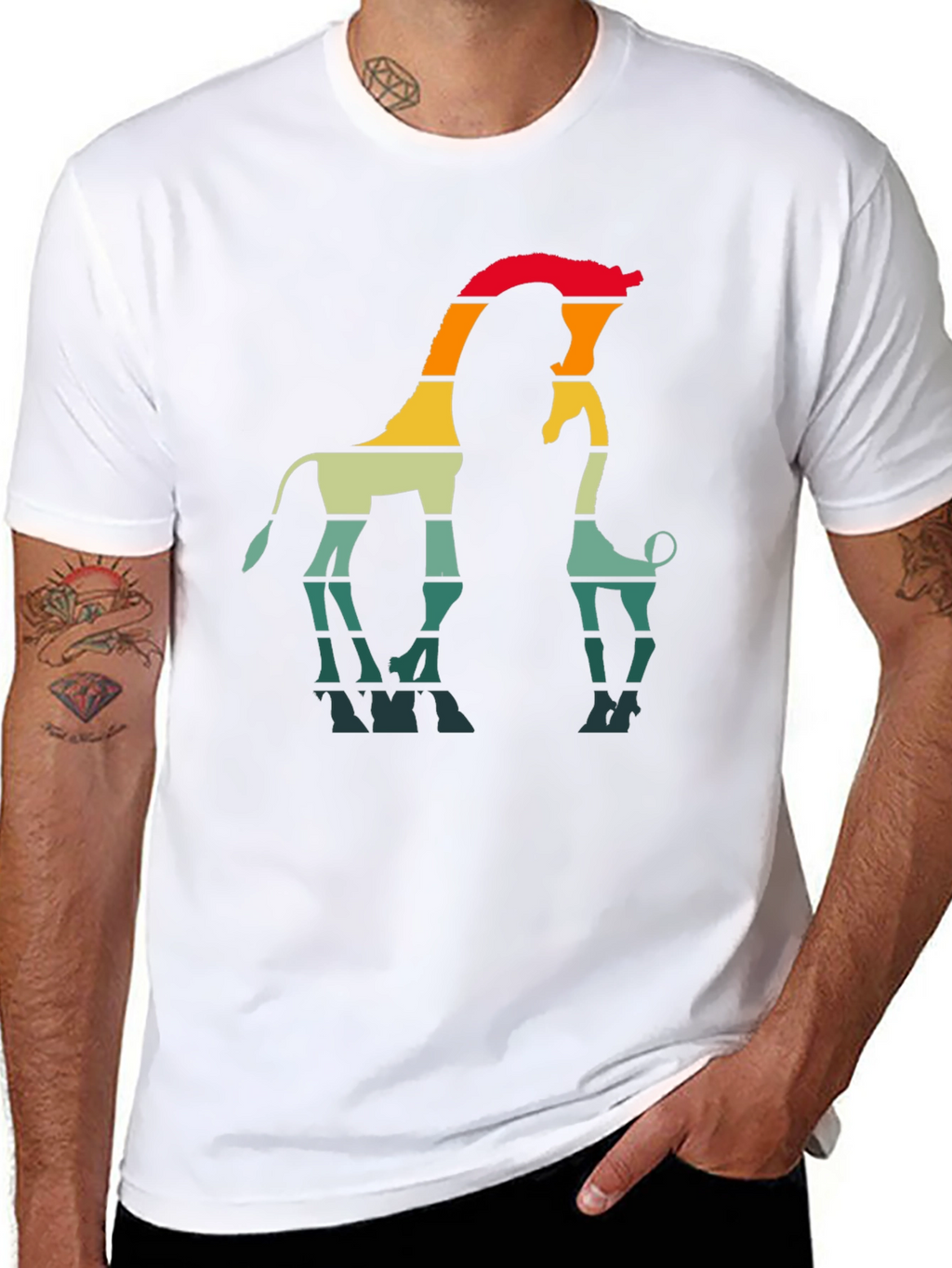 Retro Giraffe T-Shirt
