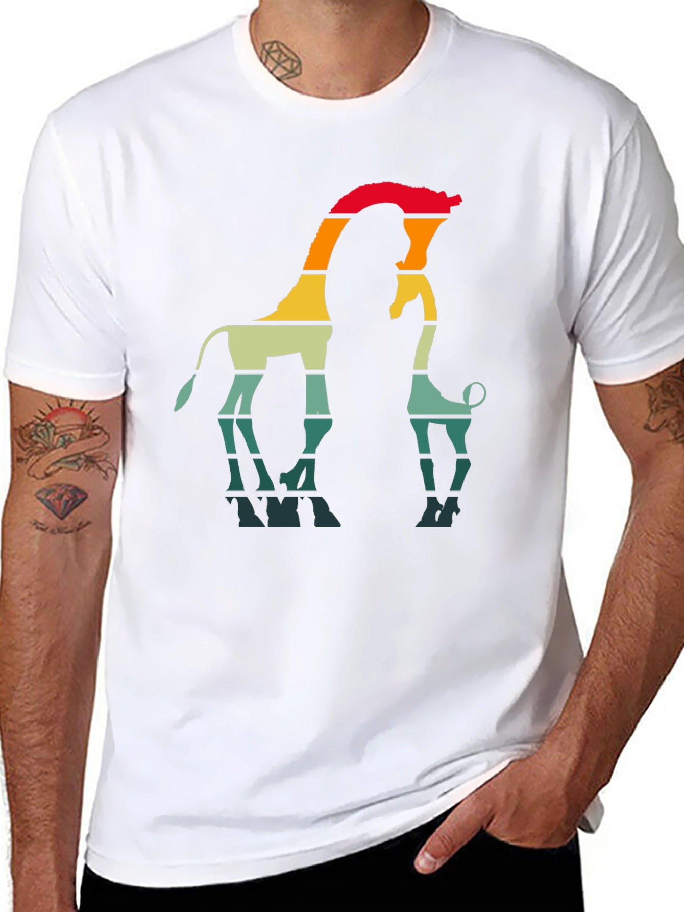 Retro Giraffe T-Shirt