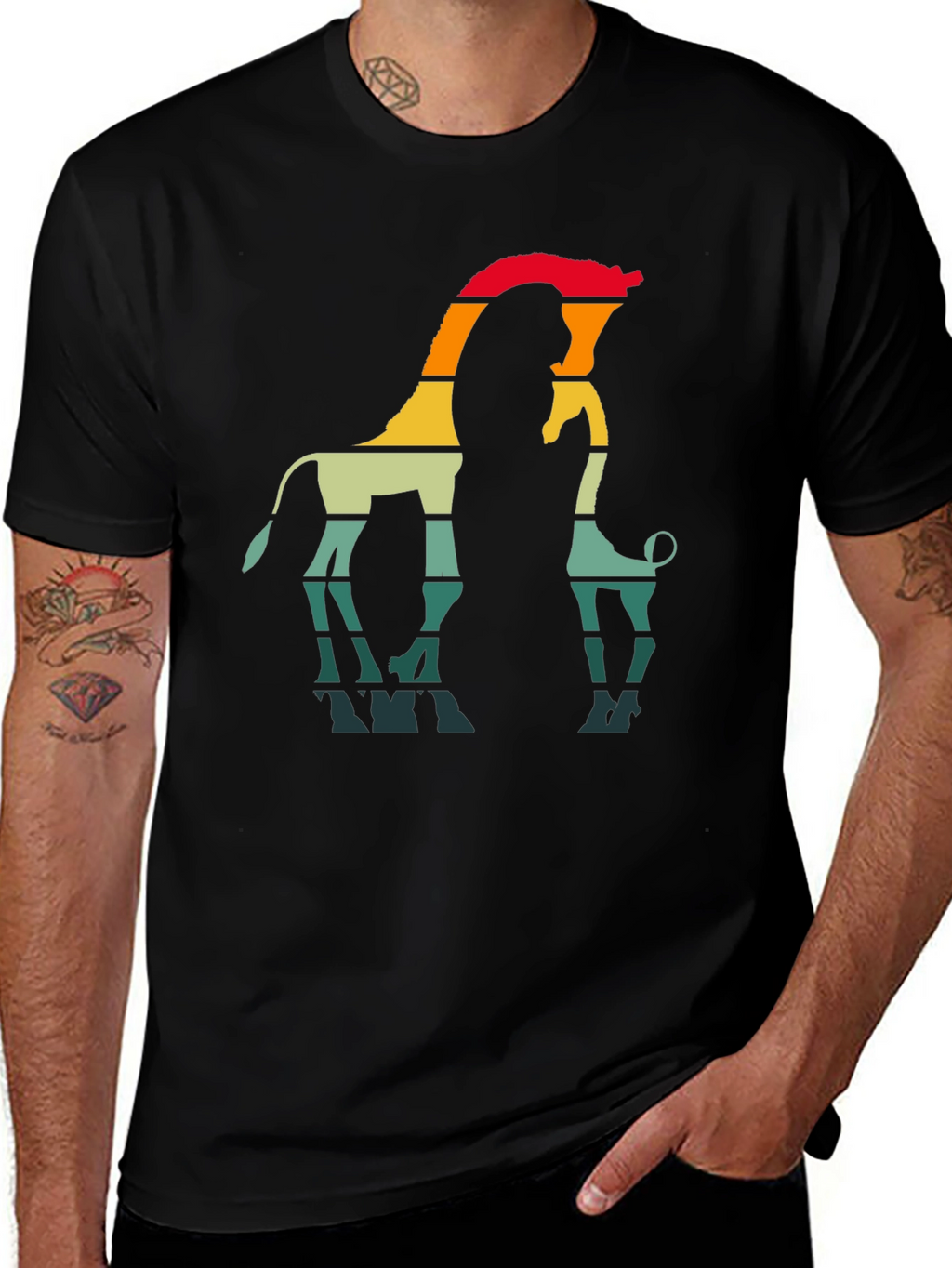 Retro Giraffe T-Shirt
