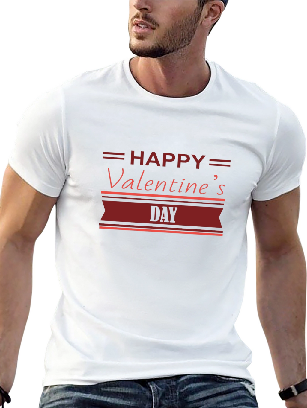 Happy Valentines Day Graphic T-Shirt