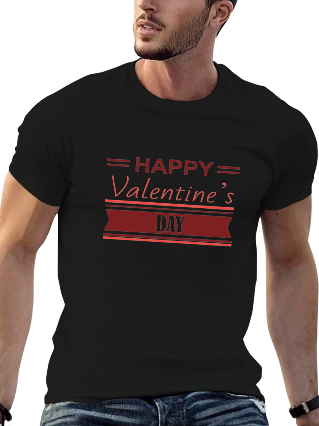 Happy Valentines Day Graphic T-Shirt