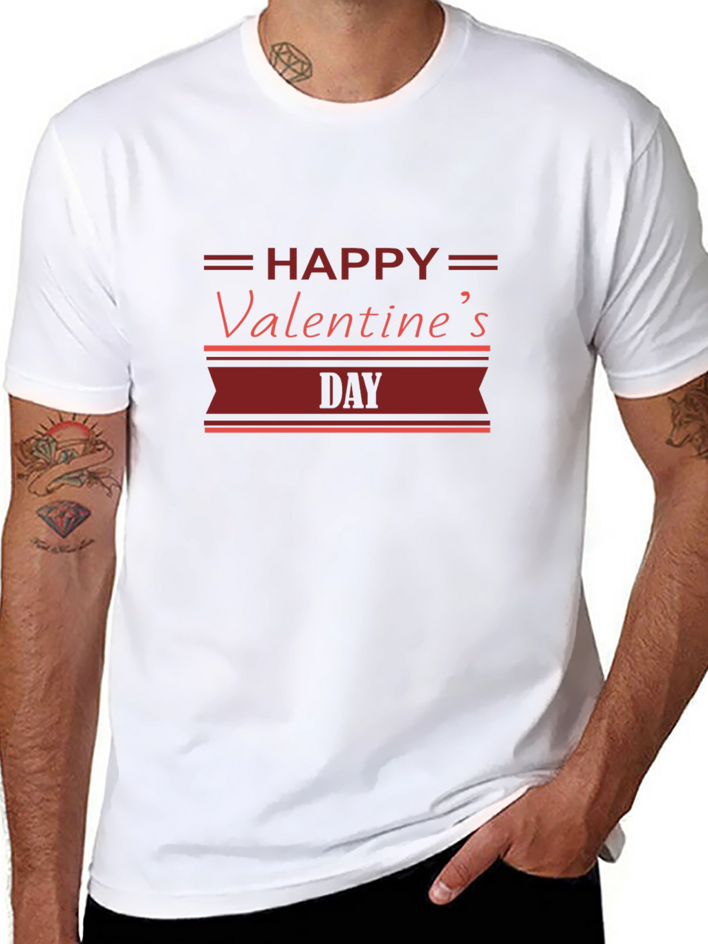 Happy Valentines Day Graphic T-Shirt