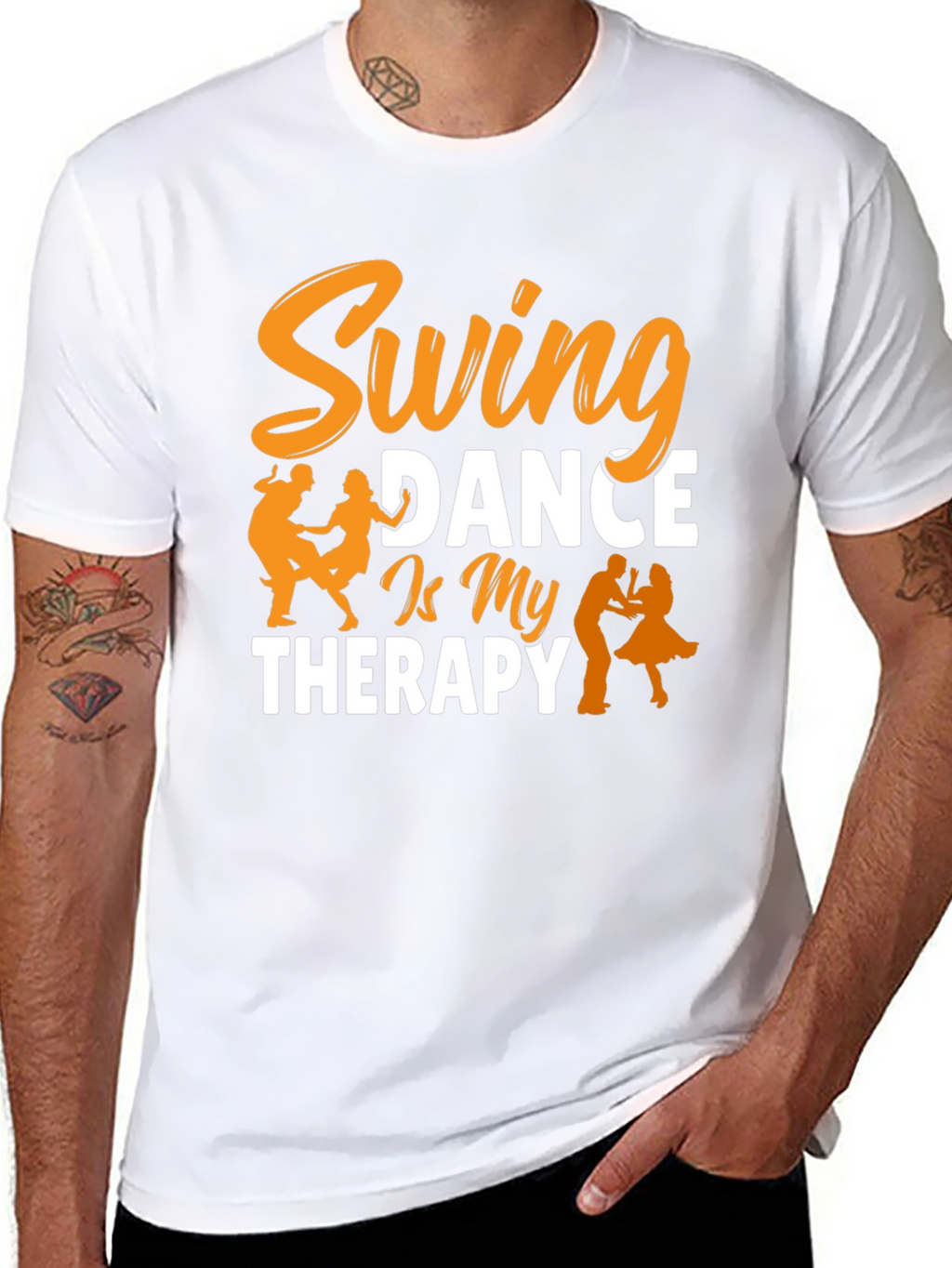 Swing Dance Therapy T-Shirt - Stylish Comfort