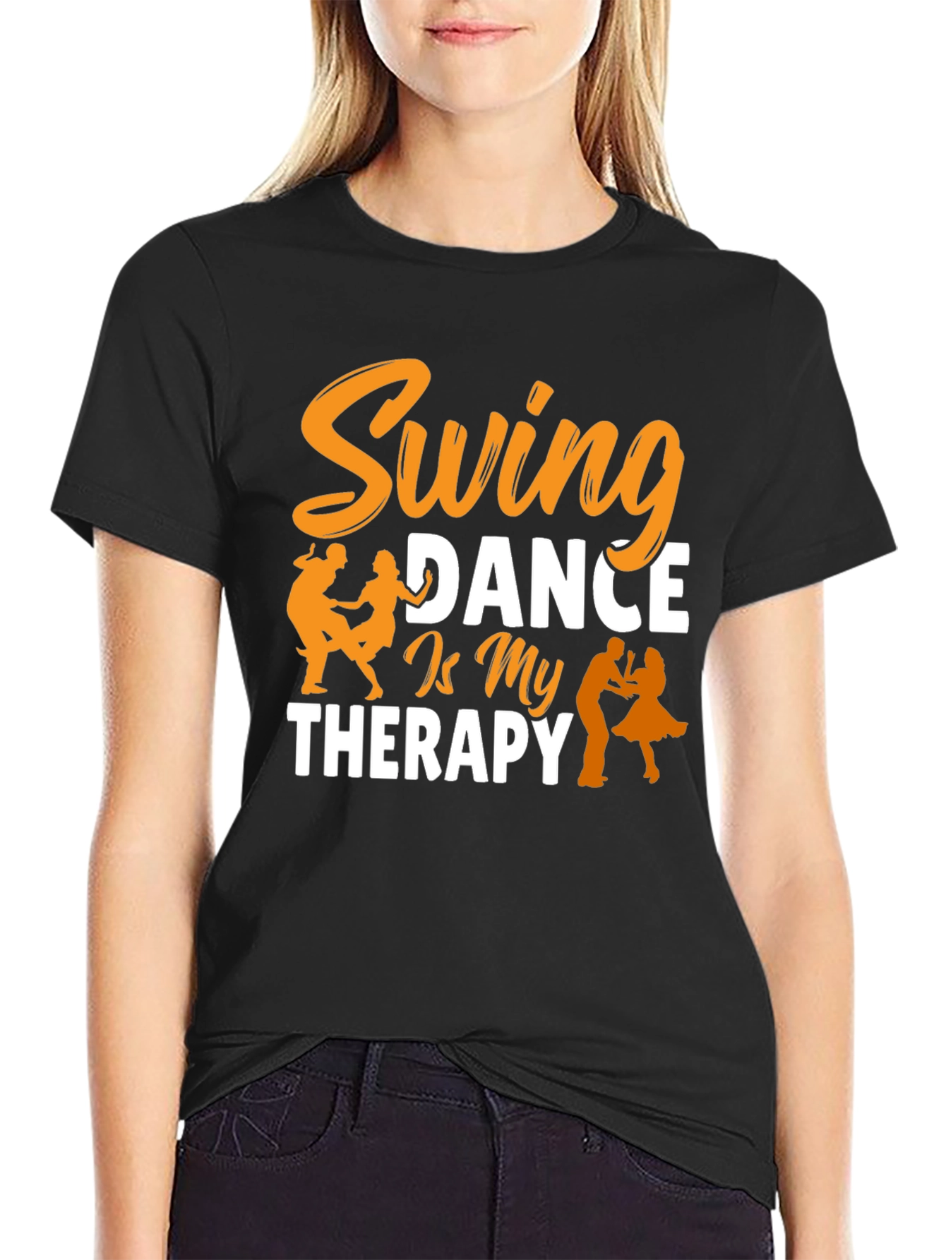 Swing Dance Therapy T-Shirt - Stylish Comfort