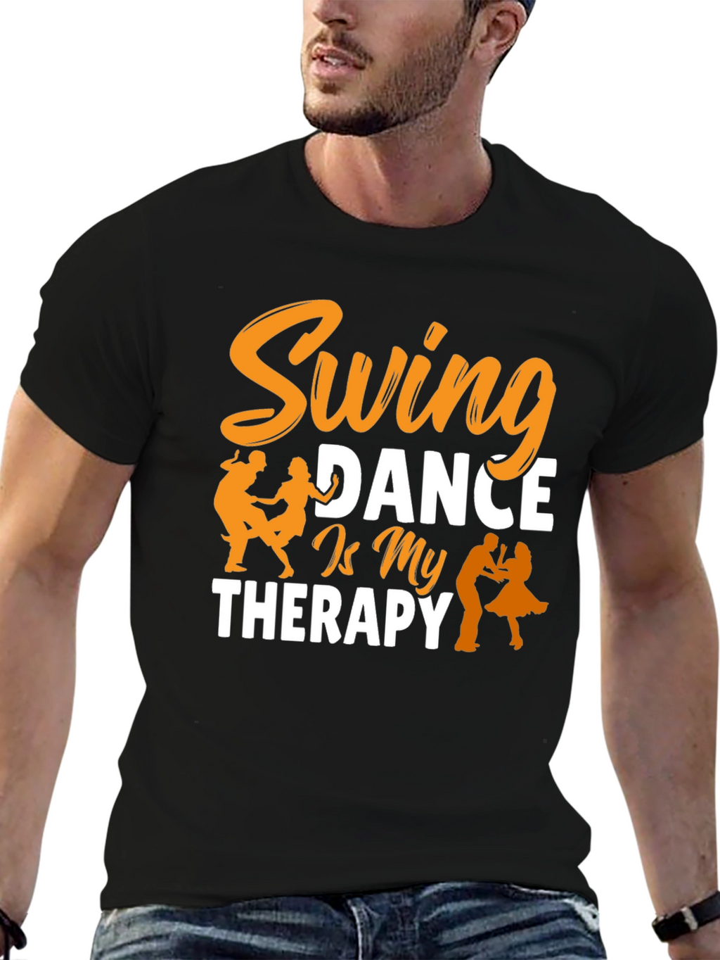 Swing Dance Therapy T-Shirt - Stylish Comfort