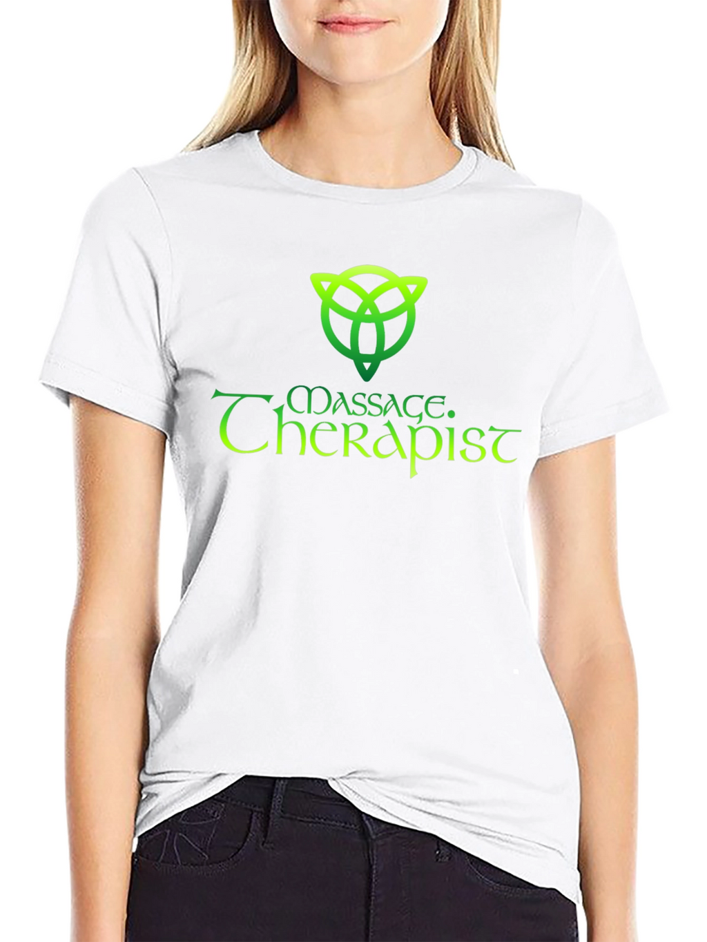 Massage Therapist Celtic Knot Black T-Shirt