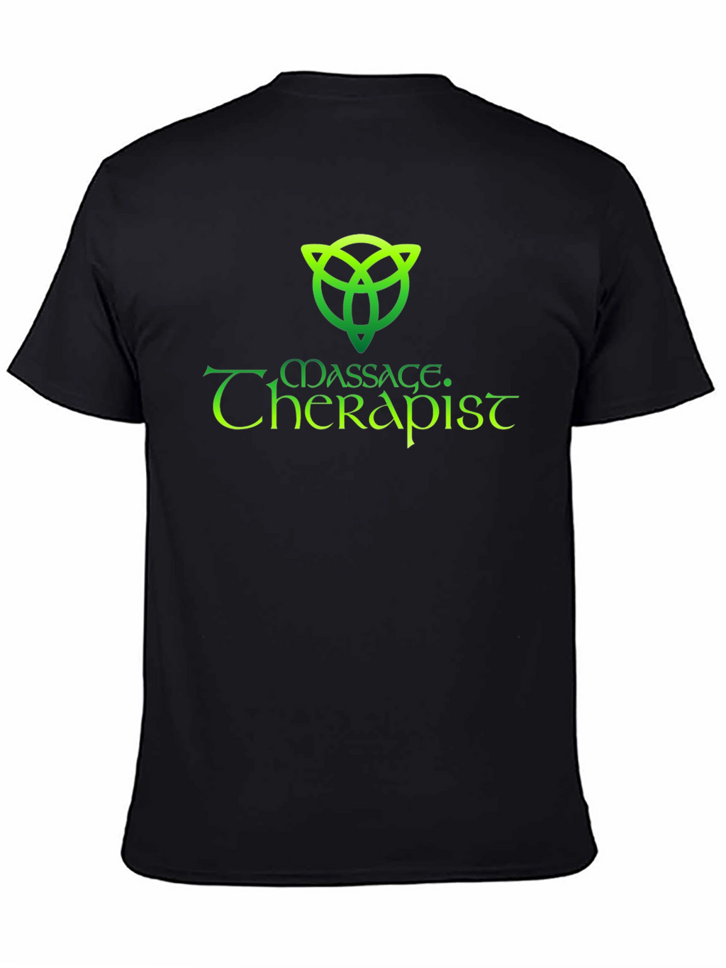 Massage Therapist Celtic Knot Black T-Shirt