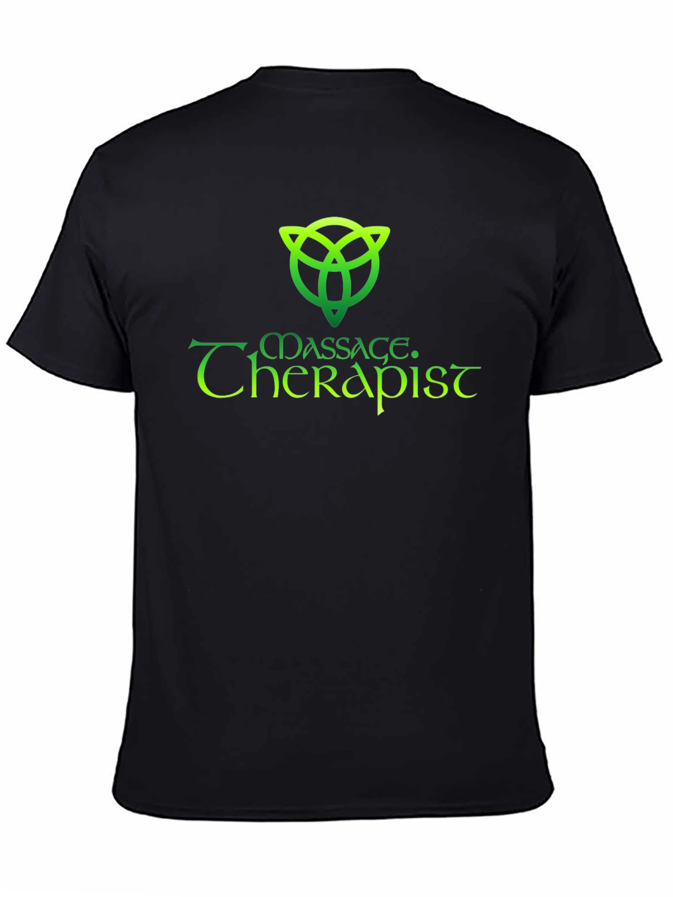 Massage Therapist Celtic Knot Black T-Shirt