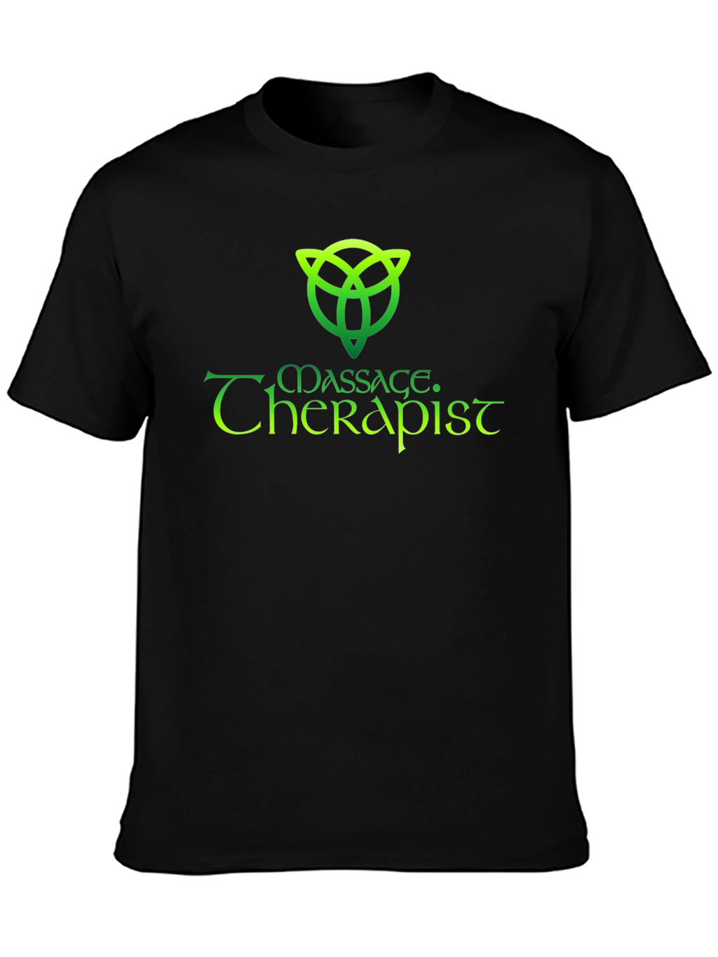 Massage Therapist Celtic Knot Black T-Shirt