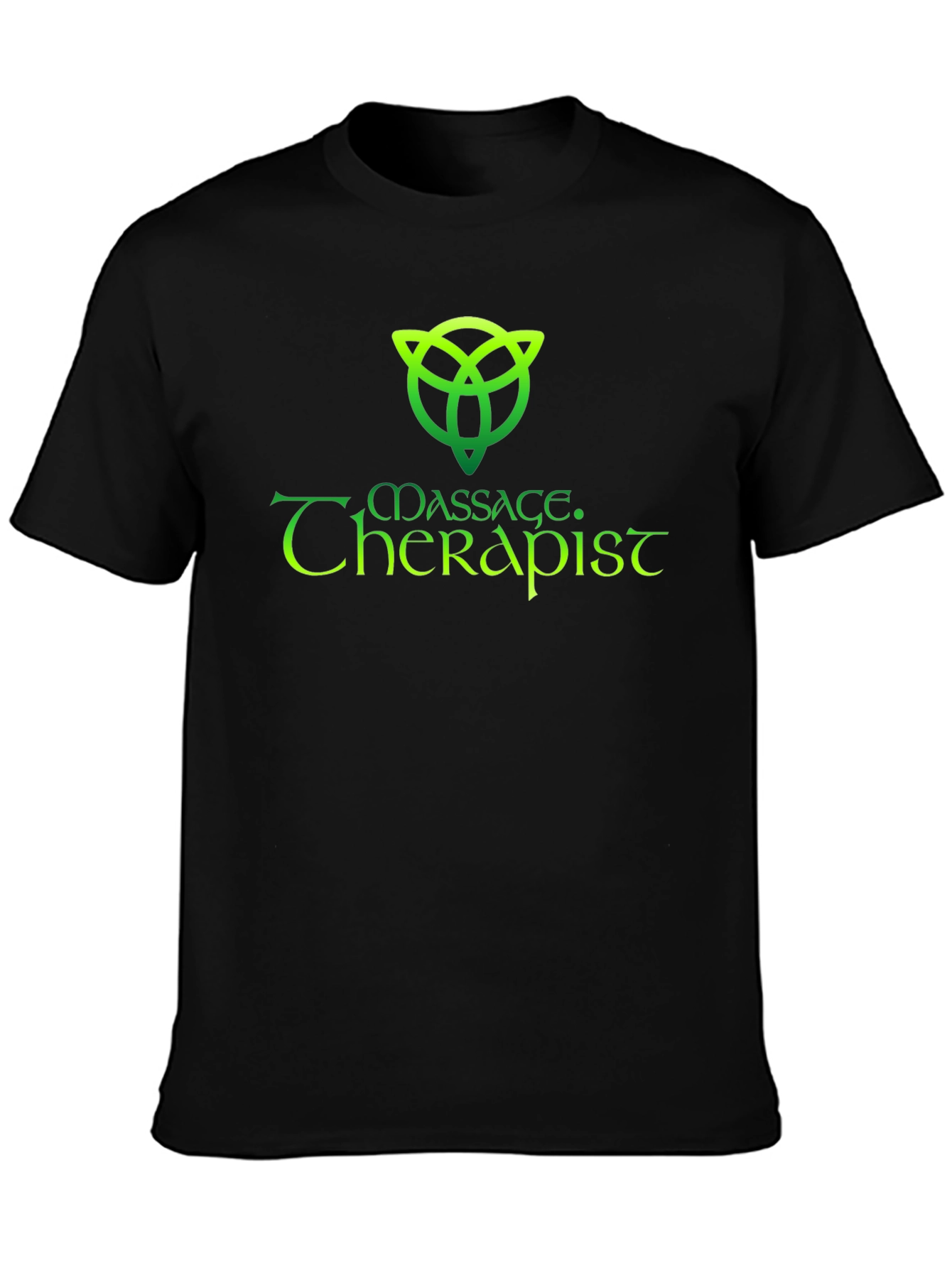 Massage Therapist Celtic Knot Black T-Shirt