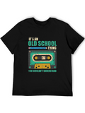 Retro Cassette Tape T-Shirt - Old School Cool