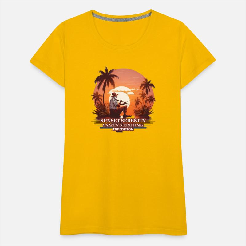 Fishing Santa river t shit design