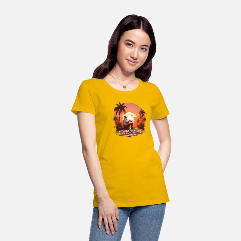 Fishing Santa river t shit design