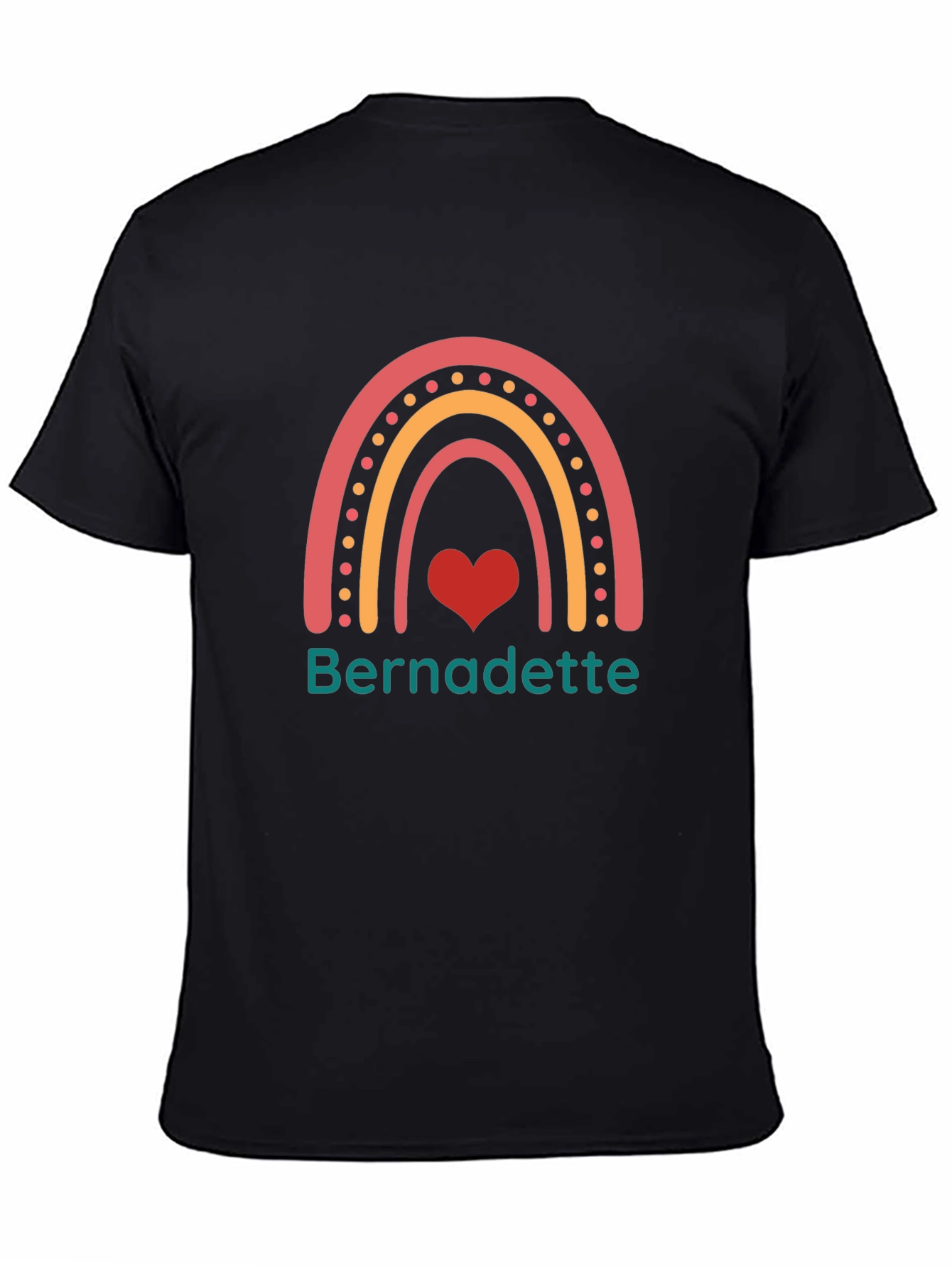 Bernadette Rainbow Heart T-Shirt