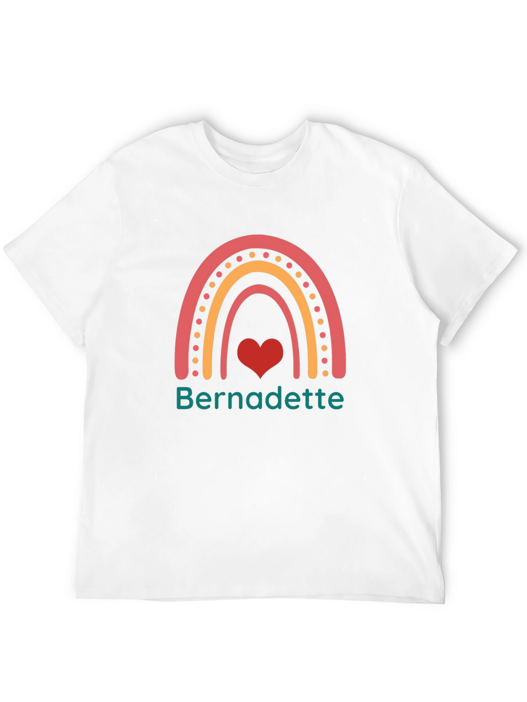 Bernadette Rainbow Heart T-Shirt