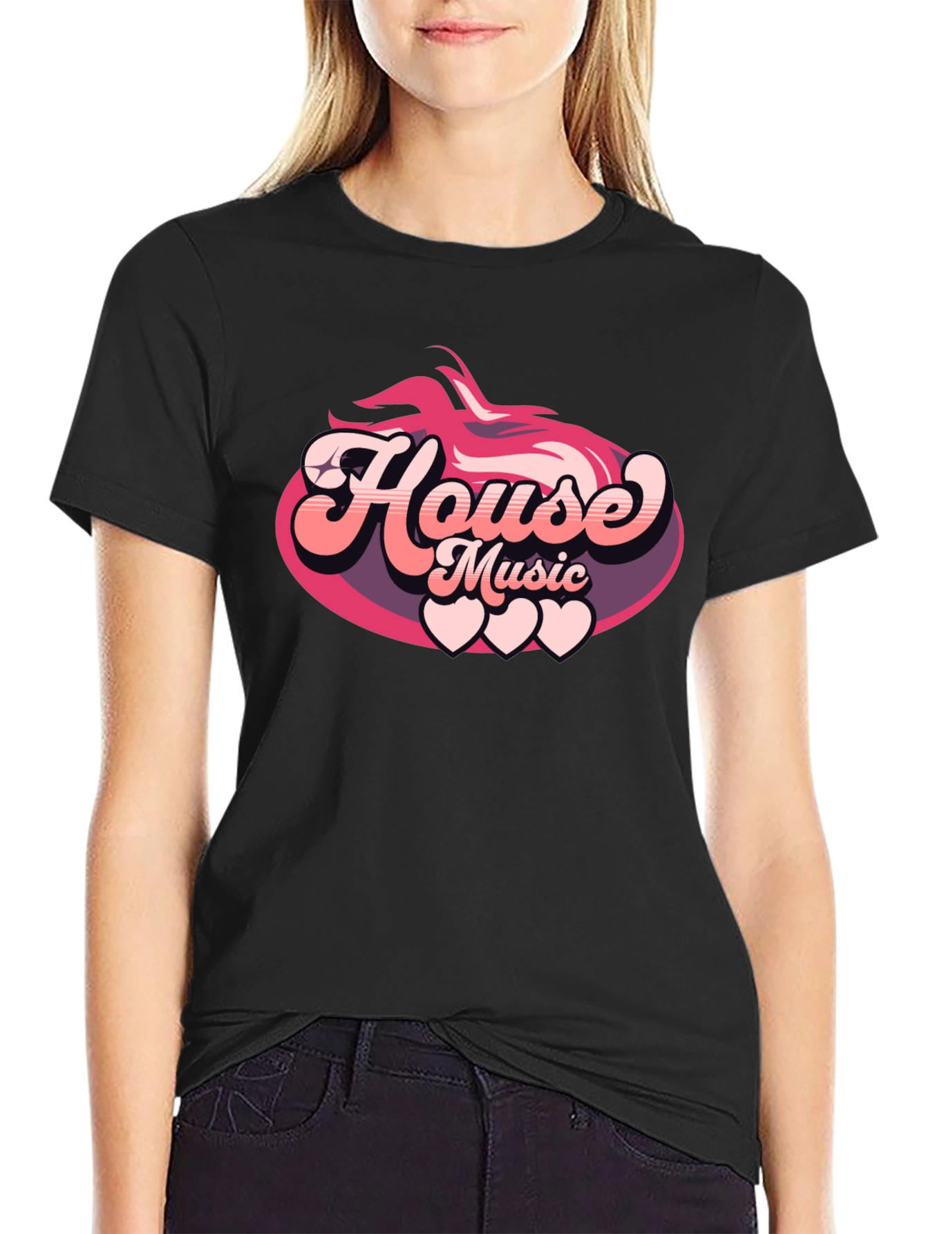 House Music Retro Graphic Tee