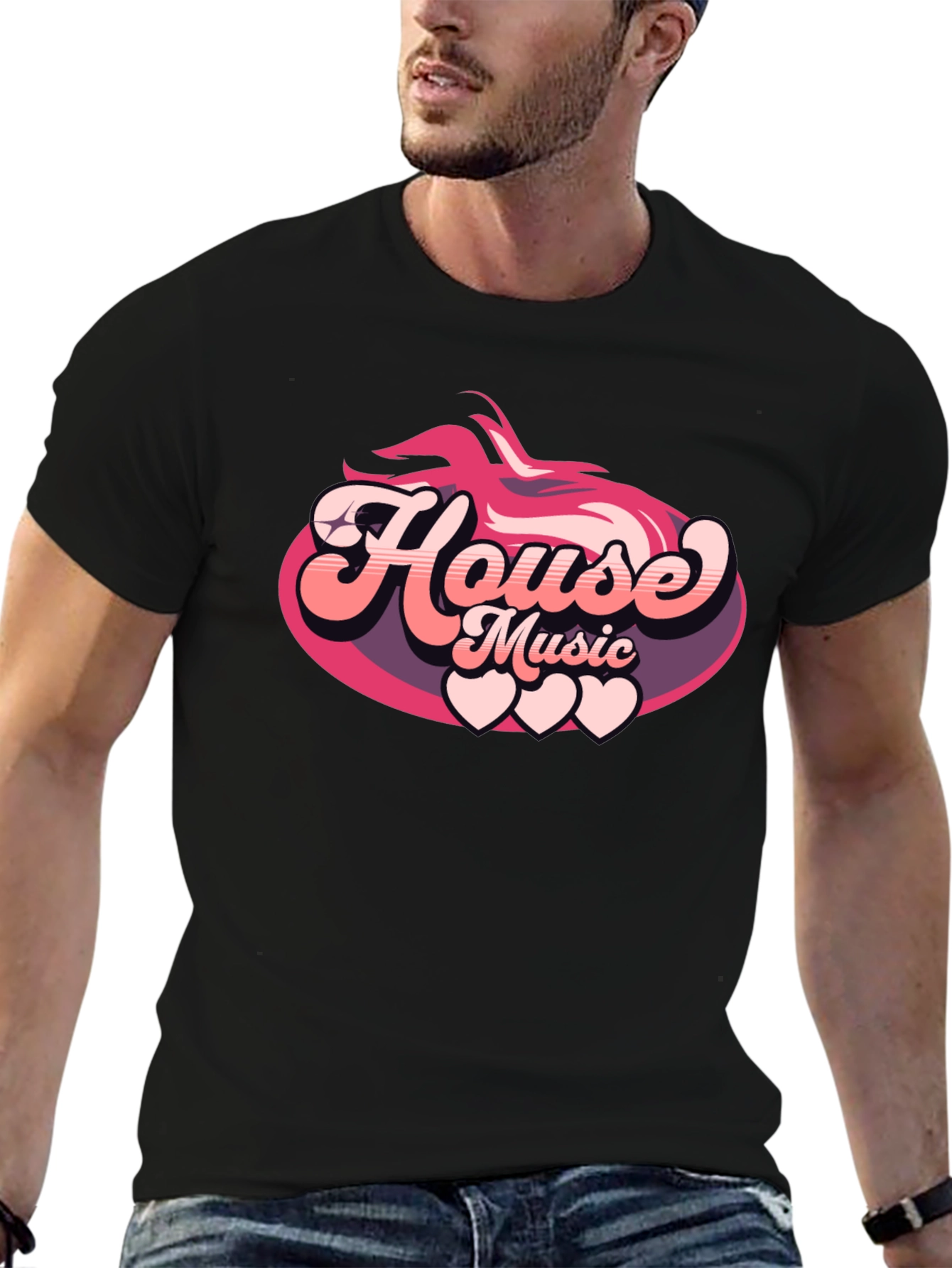 House Music Retro Graphic Tee