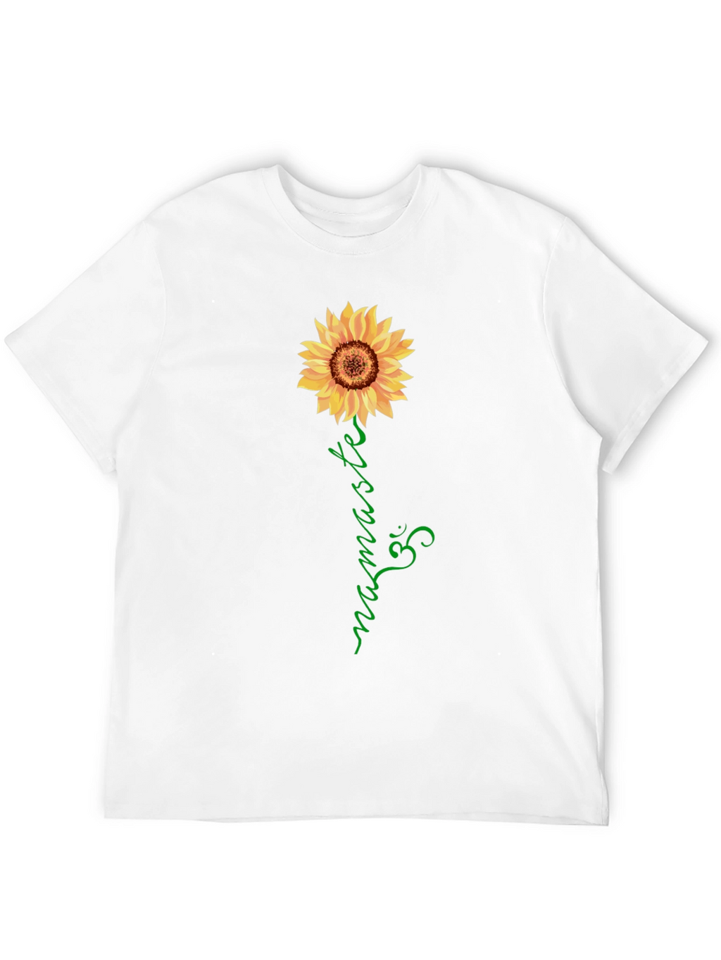 Sunflower Namaste Graphic Tee - Black