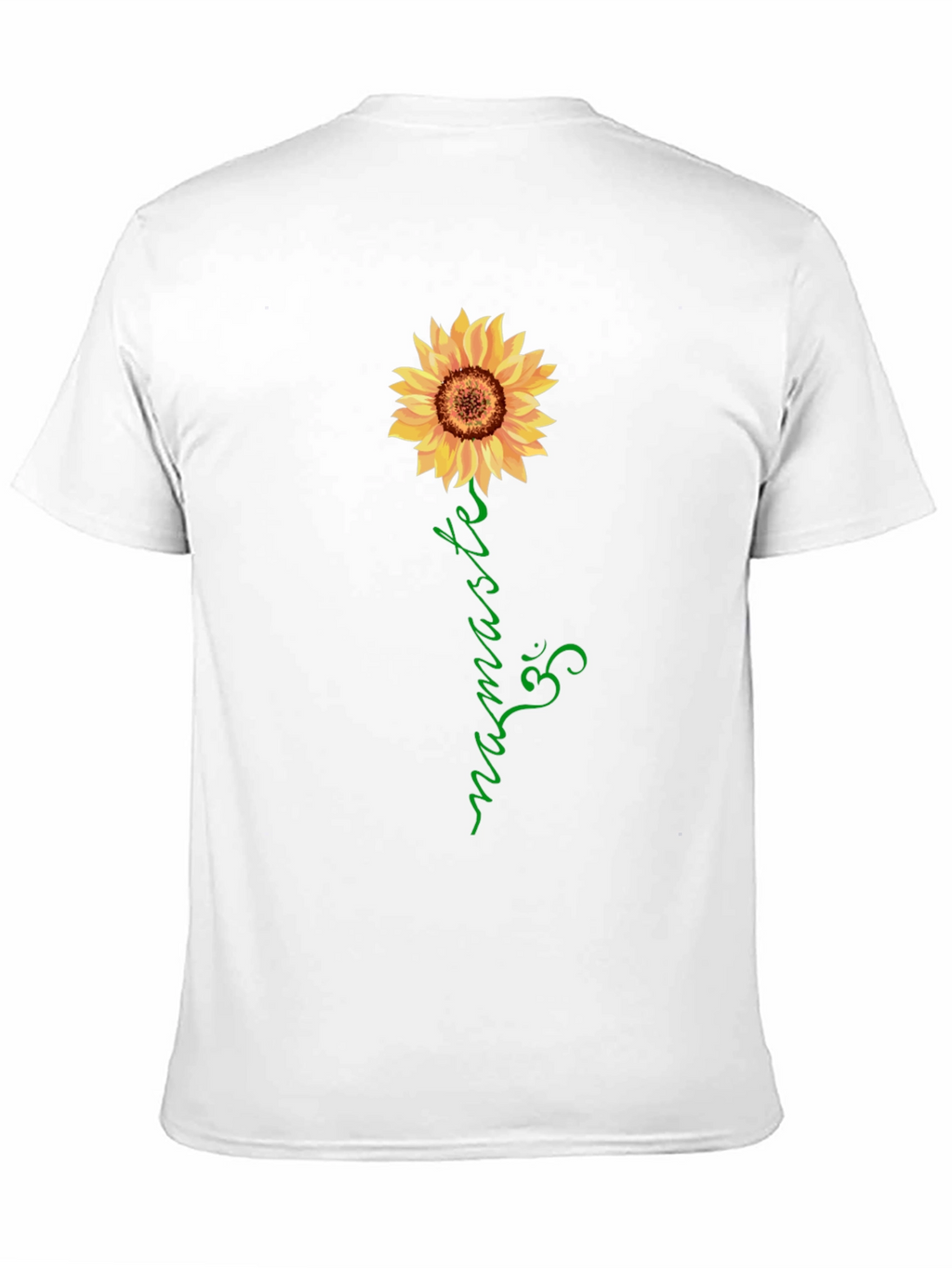 Sunflower Namaste Graphic Tee - Black