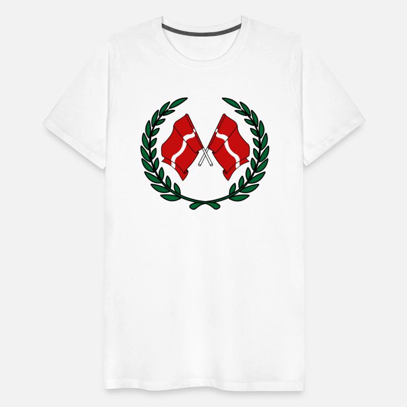 Flags Latvia in laurel wreath