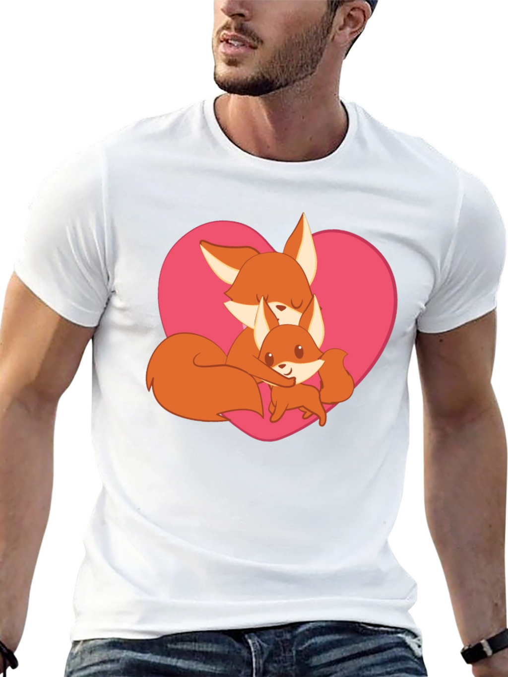 Fox Love Graphic T-Shirt