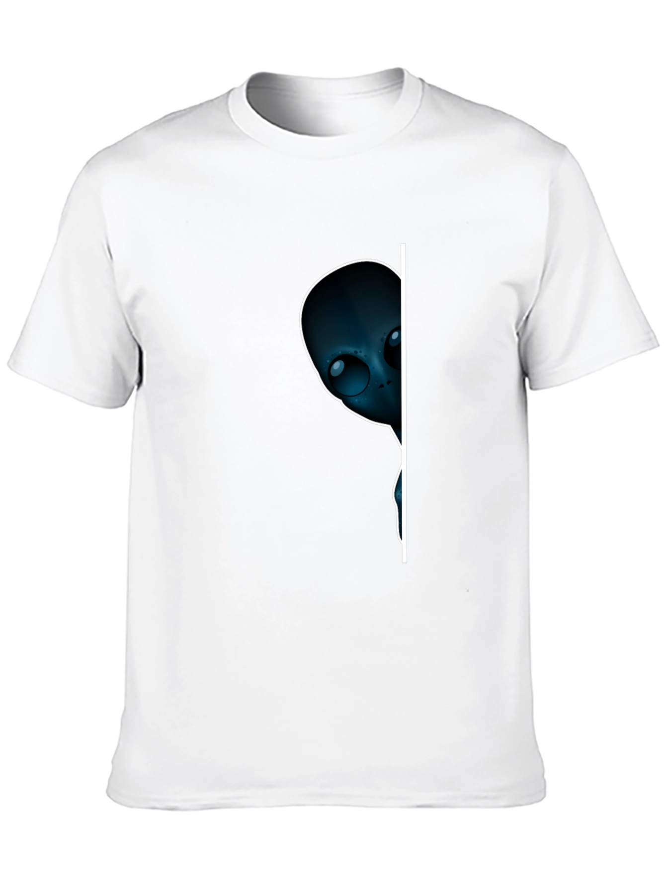 Alien Peek-a-Boo Graphic T-Shirt