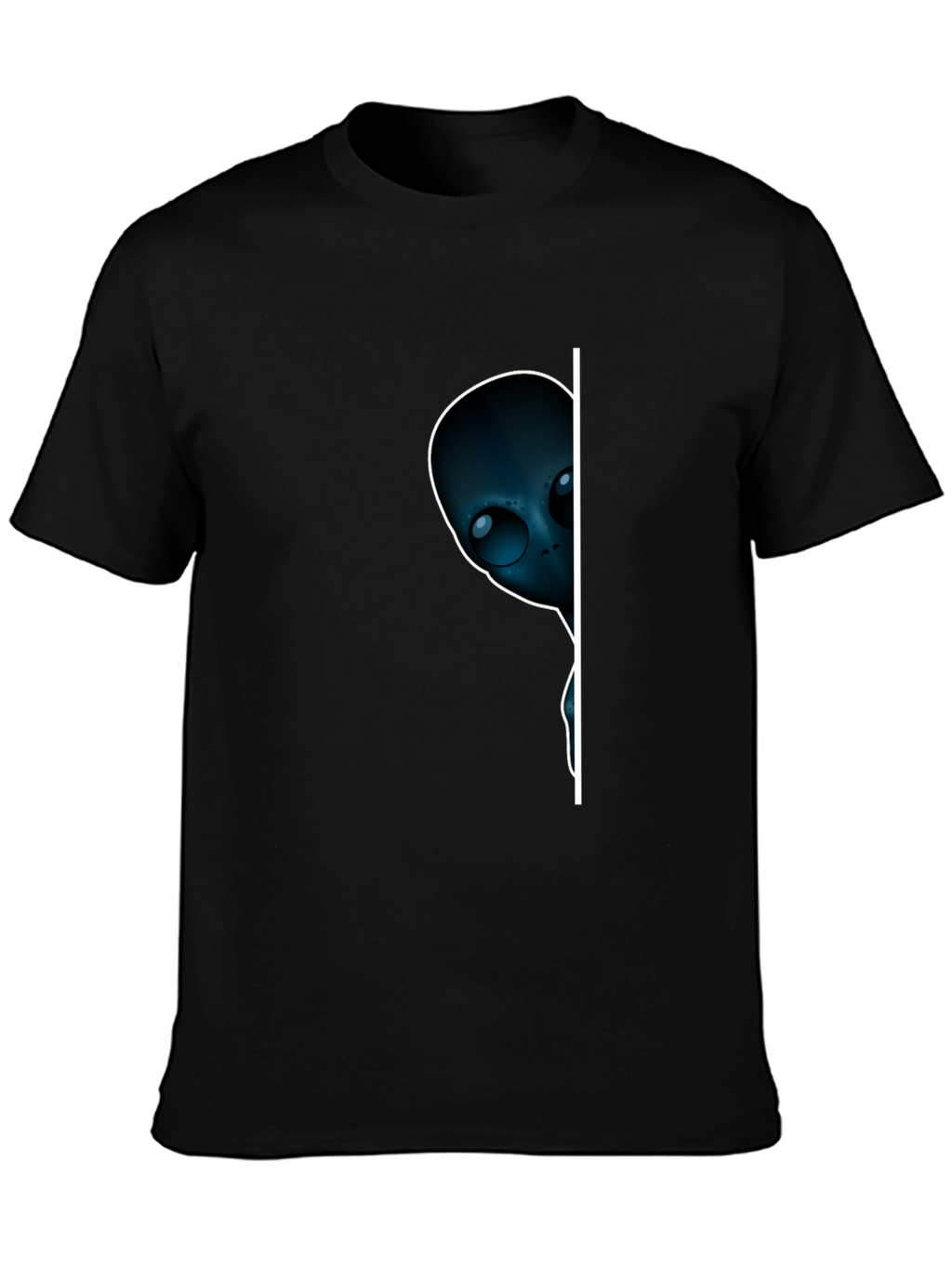 Alien Peek-a-Boo Graphic T-Shirt