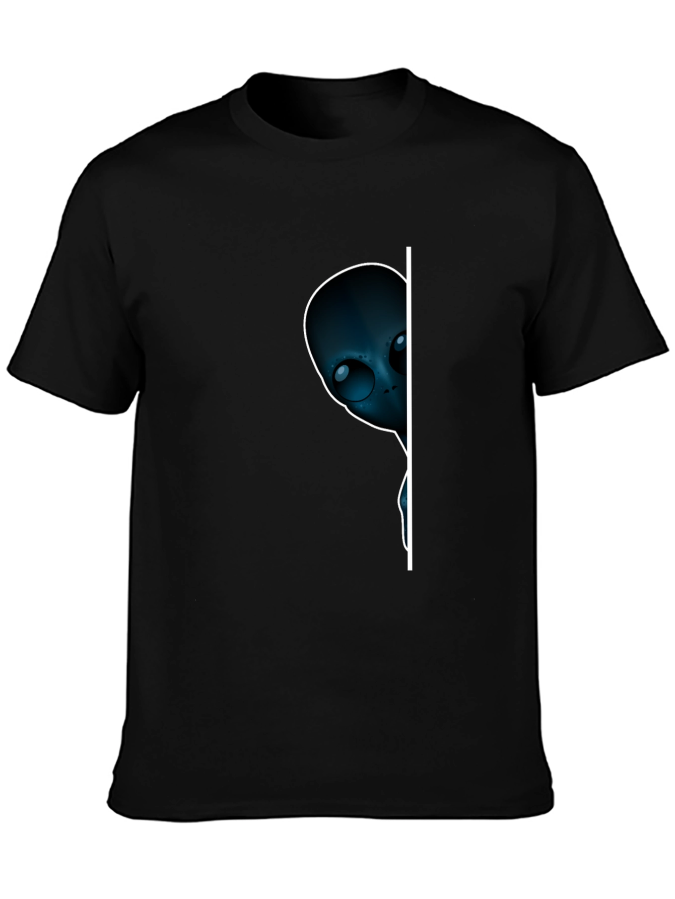 Alien Peek-a-Boo Graphic T-Shirt