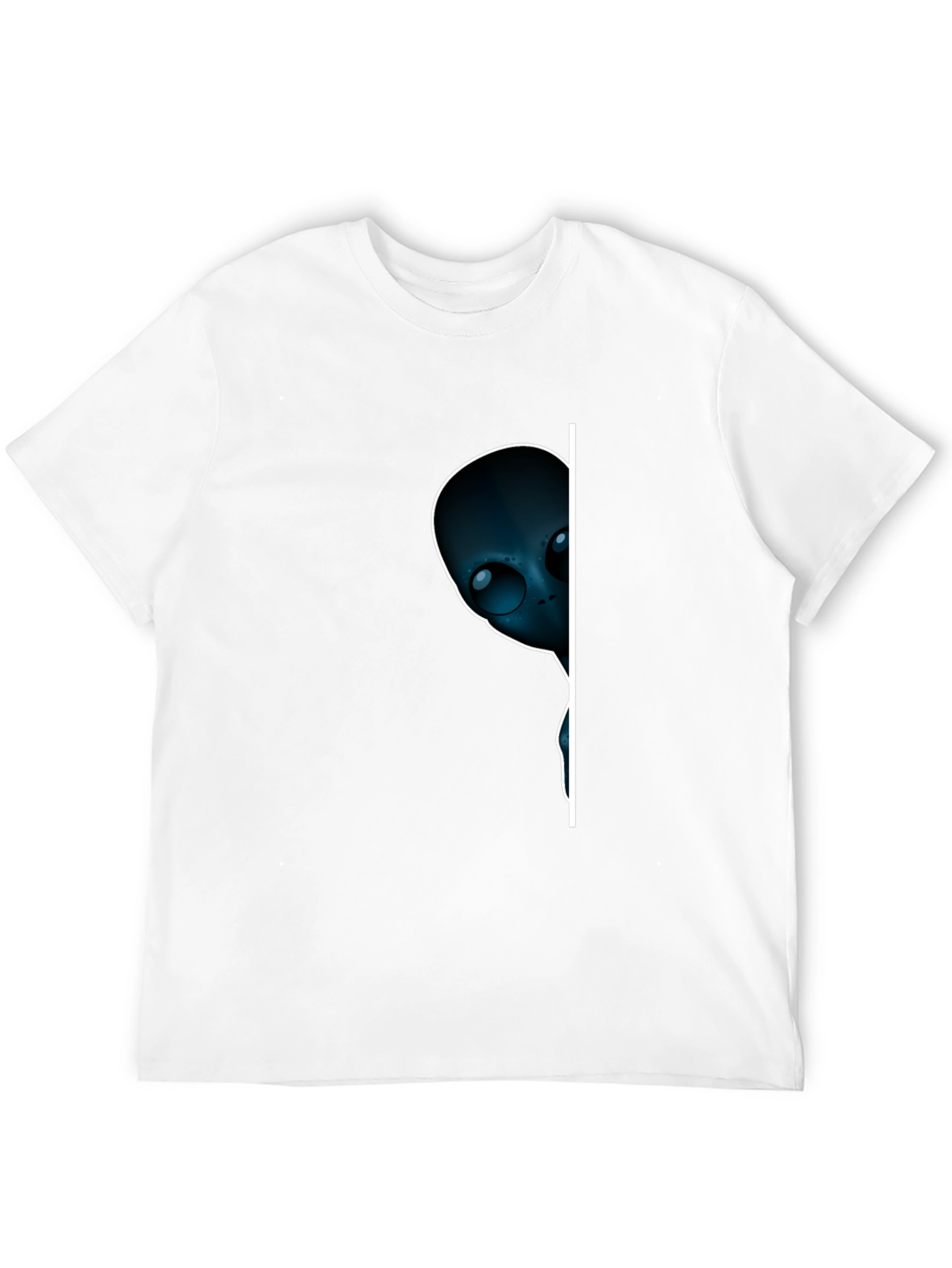 Alien Peek-a-Boo Graphic T-Shirt